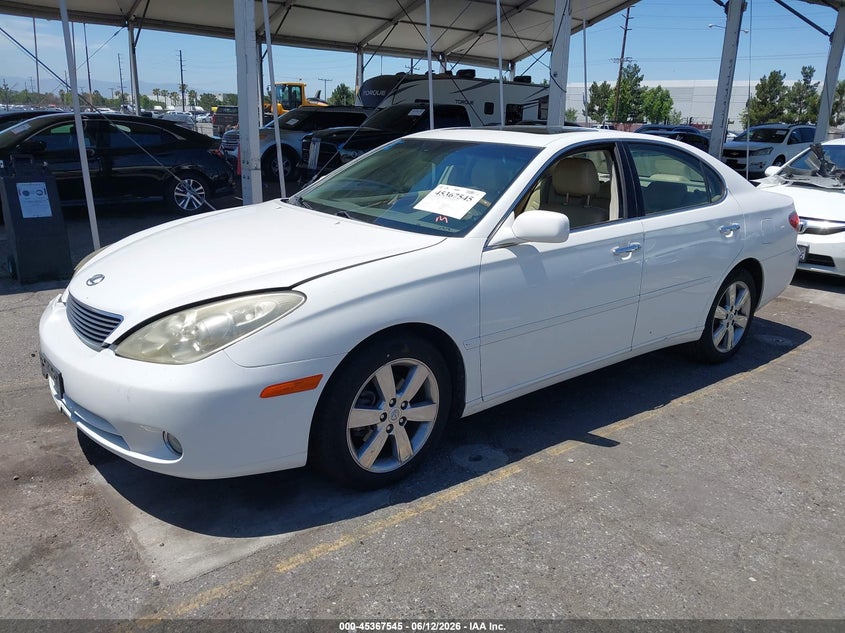 2005 Lexus Es 330 VIN JTHBA30G755135568 IAAI salvage auction — RIGHT FRONT, Salvage (California), sold $375 on 2026-07-21 (photo 2)