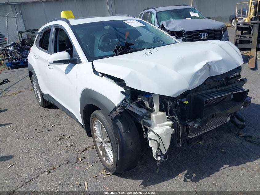 2019 Hyundai Kona VIN KM8K62AA4KU347817 IAAI salvage auction — FRONT END, Salvage Title, sold $3,400 on 2026-07-08 (photo 1)