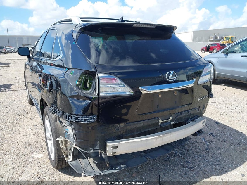 2012 Lexus Rx VIN 2T2ZK1BA3CC072507 IAAI salvage auction — REAR END, Salvage (Texas), sold $4,050 on 2026-07-23 (photo 6)