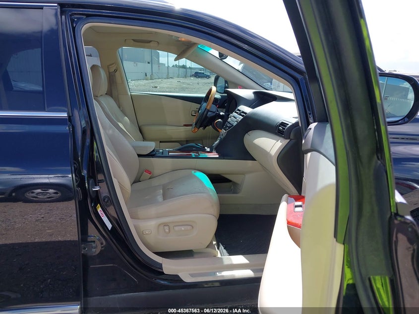 2012 Lexus Rx VIN 2T2ZK1BA3CC072507 IAAI salvage auction — REAR END, Salvage (Texas), sold $4,050 on 2026-07-23 (photo 5)