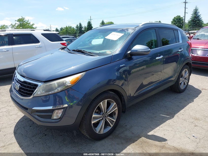 2014 Kia Sportage VIN KNDPCCA65E7664934 IAAI salvage auction — NORMAL WEAR, Clear (Michigan), sold $1,050 on 2026-07-09 (photo 2)