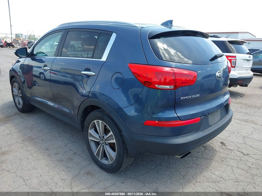 2014 Kia Sportage VIN KNDPCCA65E7664934 IAAI salvage auction — NORMAL WEAR, Clear (Michigan), sold $1,050 on 2026-07-09 (photo 3)