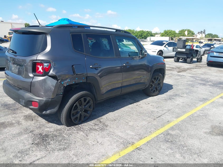 2016 Jeep Renegade VIN ZACCJBBT6GPD39184 IAAI salvage auction — RIGHT REAR, Salvage (Arizona), sold $2,275 on 2026-07-16 (photo 4)
