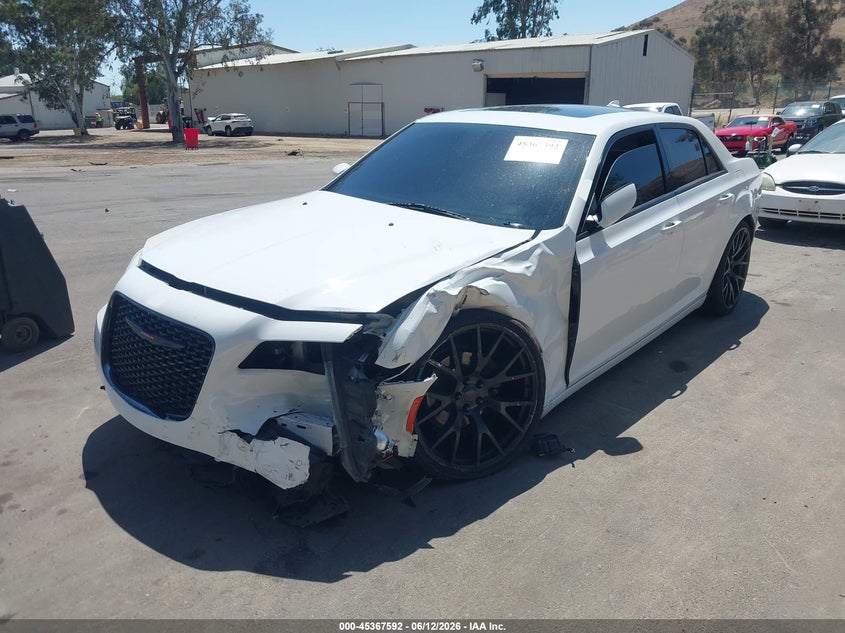 2021 Chrysler 300 VIN 2C3CCABGXMH541230 IAAI salvage auction — LEFT FRONT, Wait Title, sold $7,550 on 2026-08-18 (photo 2)