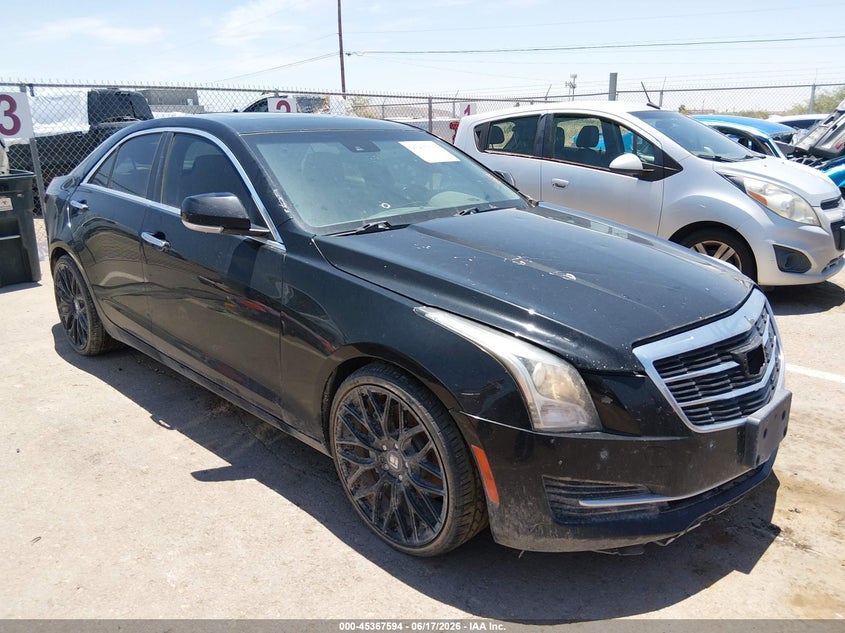 2015 Cadillac Ats VIN 1G6AB5SX1F0107608 IAAI salvage auction — FRONT END, Salvage (Texas), sold $1,400 on 2026-09-02 (photo 1)