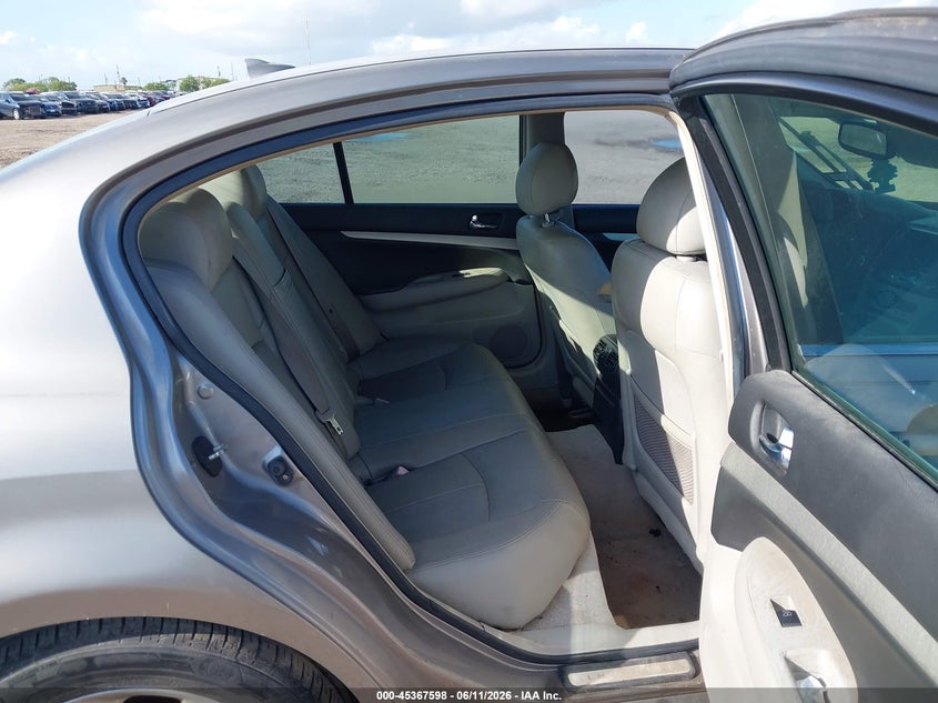 2008 Infiniti G VIN JNKBV61E78M208290 IAAI salvage auction — NORMAL WEAR, Original (Texas), sold $225 on 2026-07-08 (photo 8)