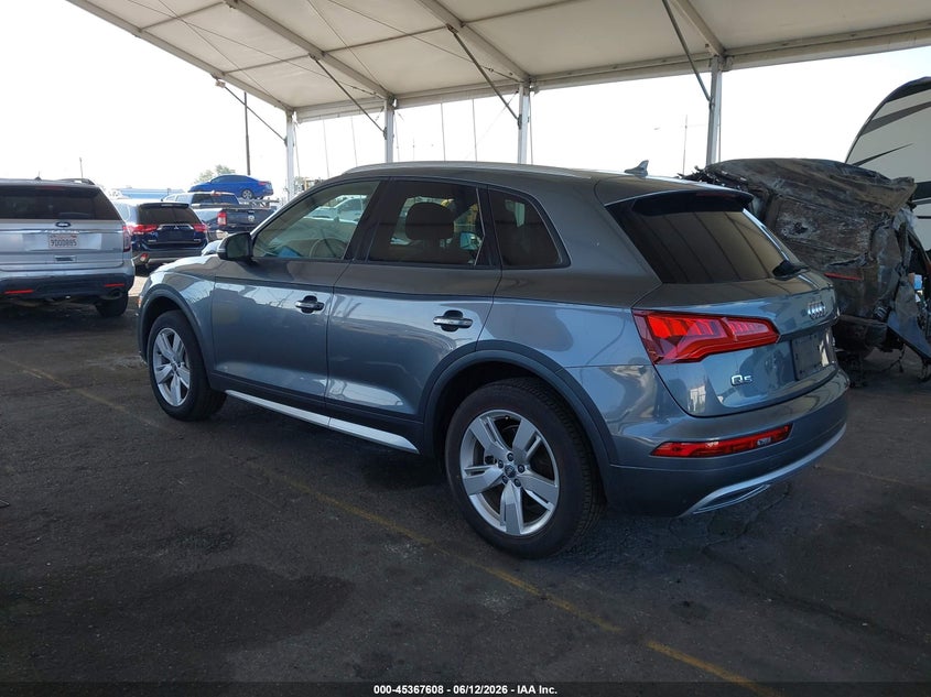 2018 Audi Q5 VIN WA1ANAFY0J2026154 IAAI salvage auction — SIDE, Salvage Title, sold $5,900 on 2026-07-28 (photo 3)