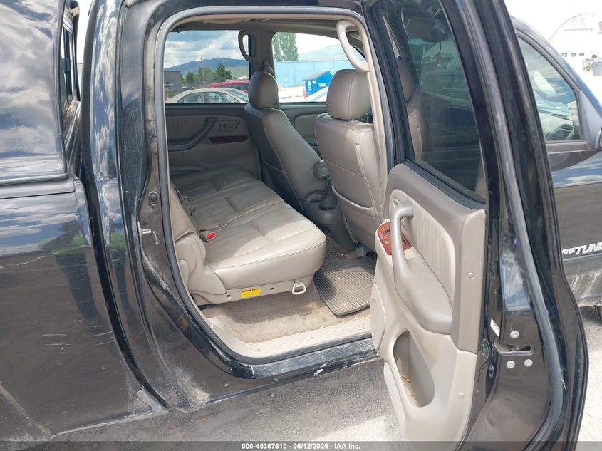 2005 Toyota Tundra VIN 5TBDT48185S498748 IAAI salvage auction — RIGHT SIDE, Clear (Montana), sold $1,550 on 2026-07-29 (photo 8)
