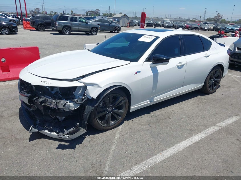 2021 Acura Tlx VIN 19UUB6F52MA011276 IAAI salvage auction — FRONT END, Salvage Title, sold $8,000 on 2026-07-30 (photo 2)