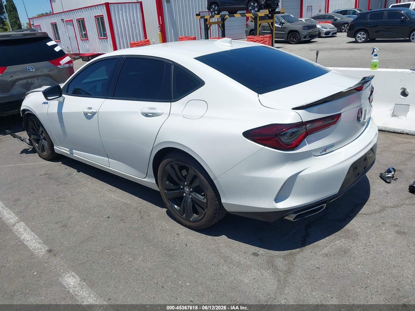 2021 Acura Tlx VIN 19UUB6F52MA011276 IAAI salvage auction — FRONT END, Salvage Title, sold $8,000 on 2026-07-30 (photo 3)