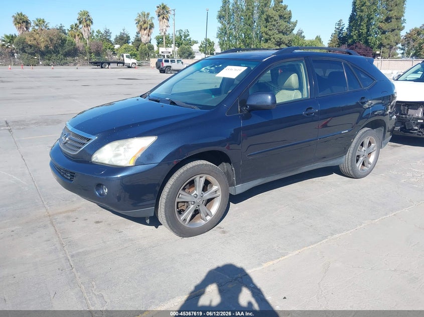 2007 Lexus Rx 400h VIN JTJHW31U772027275 IAAI salvage auction — VANDALISM, Salvage (California), sold $975 on 2026-07-13 (photo 2)