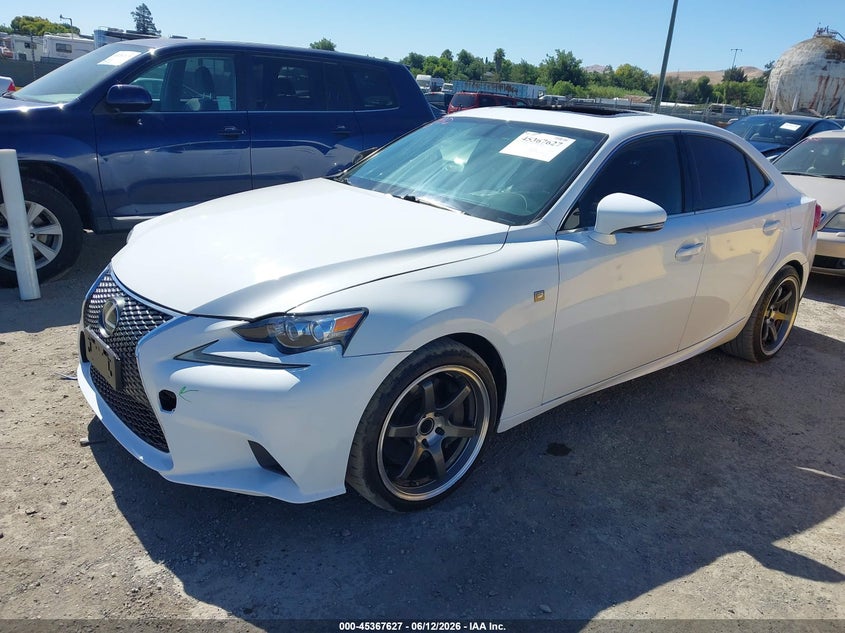 2016 Lexus Is VIN JTHBA1D21G5016288 IAAI salvage auction — ROOF, Salvage Title, sold $7,350 on 2026-07-23 (photo 2)