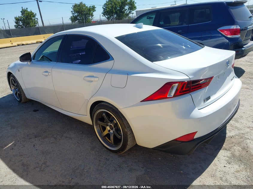 2016 Lexus Is VIN JTHBA1D21G5016288 IAAI salvage auction — ROOF, Salvage Title, sold $7,350 on 2026-07-23 (photo 3)