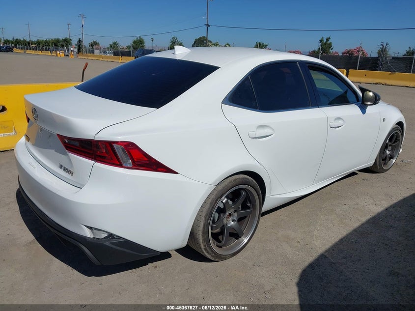 2016 Lexus Is VIN JTHBA1D21G5016288 IAAI salvage auction — ROOF, Salvage Title, sold $7,350 on 2026-07-23 (photo 4)