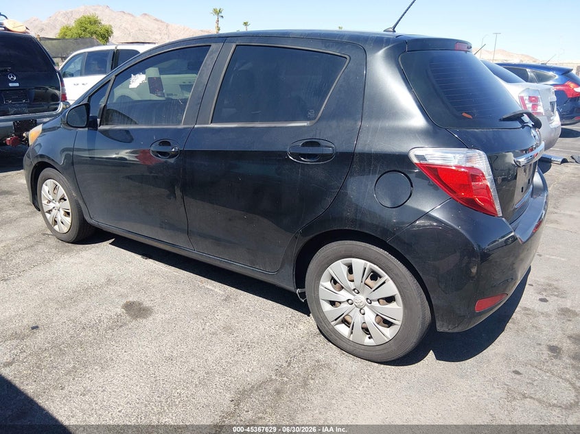 2013 Toyota Yaris VIN JTDKTUD39BB549528 IAAI salvage auction — NORMAL WEAR, Salvage Title, sold $3,700 on 2026-07-17 (photo 3)