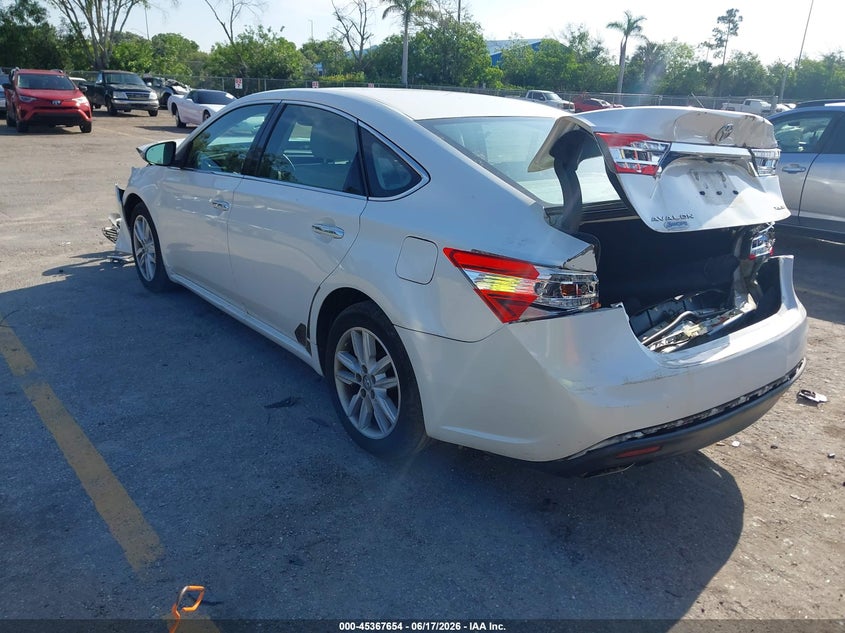 2014 Toyota Avalon VIN 4T1BK1EB4EU088565 IAAI salvage auction — FRONT & REAR, Wait Title, sold $2,400 on 2026-10-04 (photo 3)