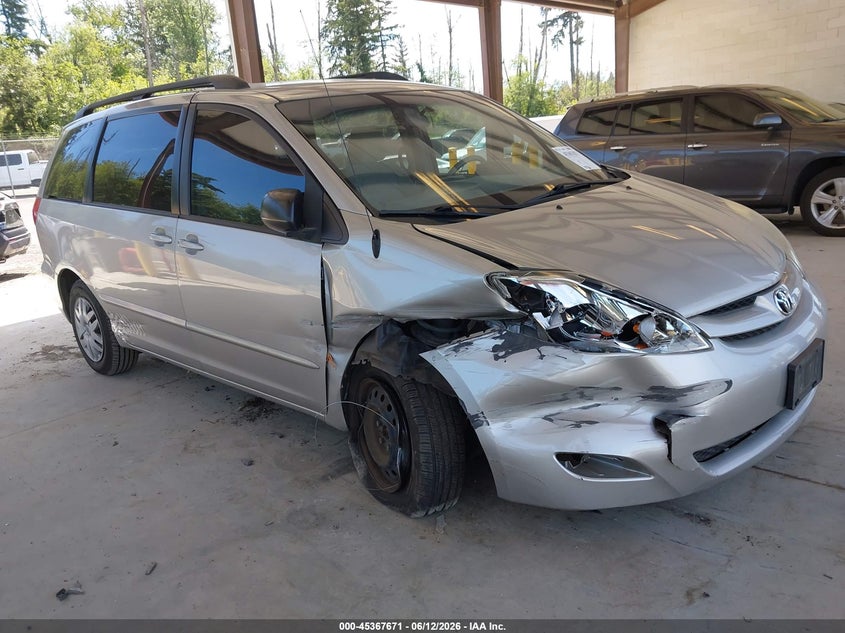 2010 Toyota Sienna VIN 5TDKK4CC8AS316521 IAAI salvage auction — RIGHT SIDE, Bill Of Sale (Washington), sold $1,700 on 2026-07-08 (photo 1)