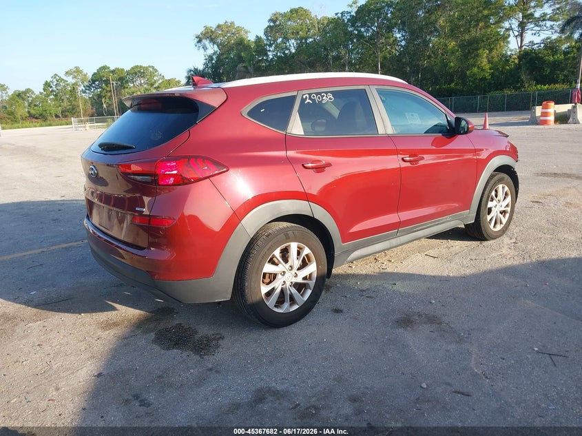 2019 Hyundai Tucson VIN KM8J3CA43KU888054 IAAI salvage auction — FRONT END, Rebuildable (Florida), sold $3,000 on 2026-07-29 (photo 4)