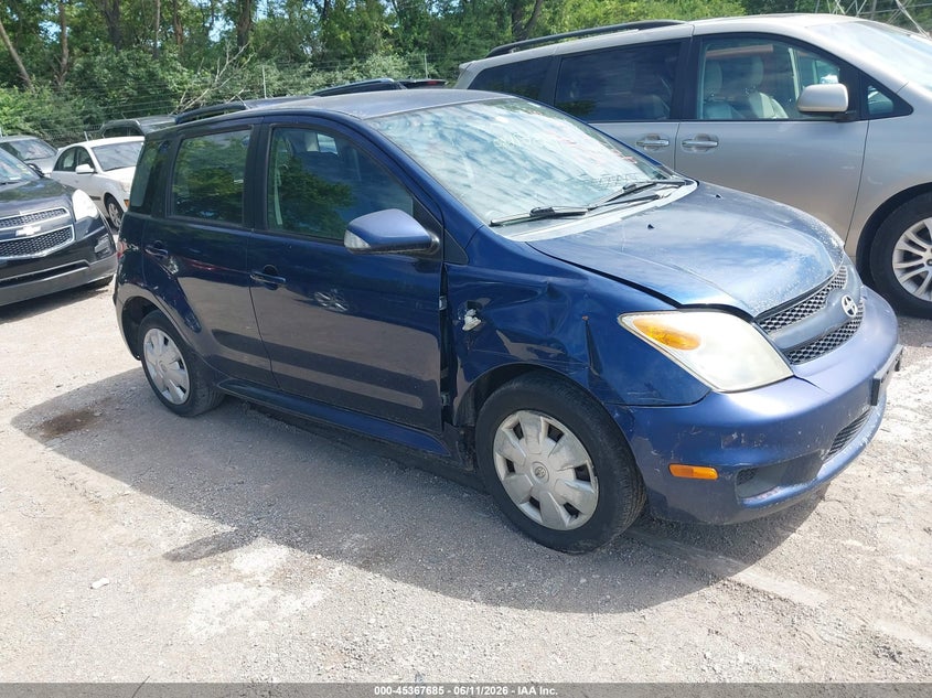 2006 Scion Xa VIN JTKKT624660163465 IAAI salvage auction — NORMAL WEAR, Clear (Indiana), sold $400 on 2026-07-11 (photo 1)
