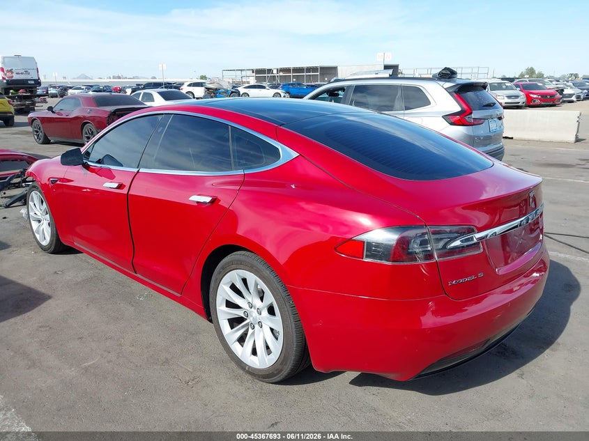 2017 Tesla Model s VIN 5YJSA1E27HF208198 IAAI salvage auction — FRONT END, Salvage (Arizona), sold $4,150 on 2026-07-28 (photo 3)