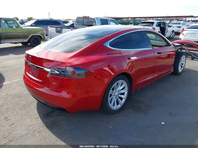 2017 Tesla Model s VIN 5YJSA1E27HF208198 IAAI salvage auction — FRONT END, Salvage (Arizona), sold $4,150 on 2026-07-28 (photo 4)