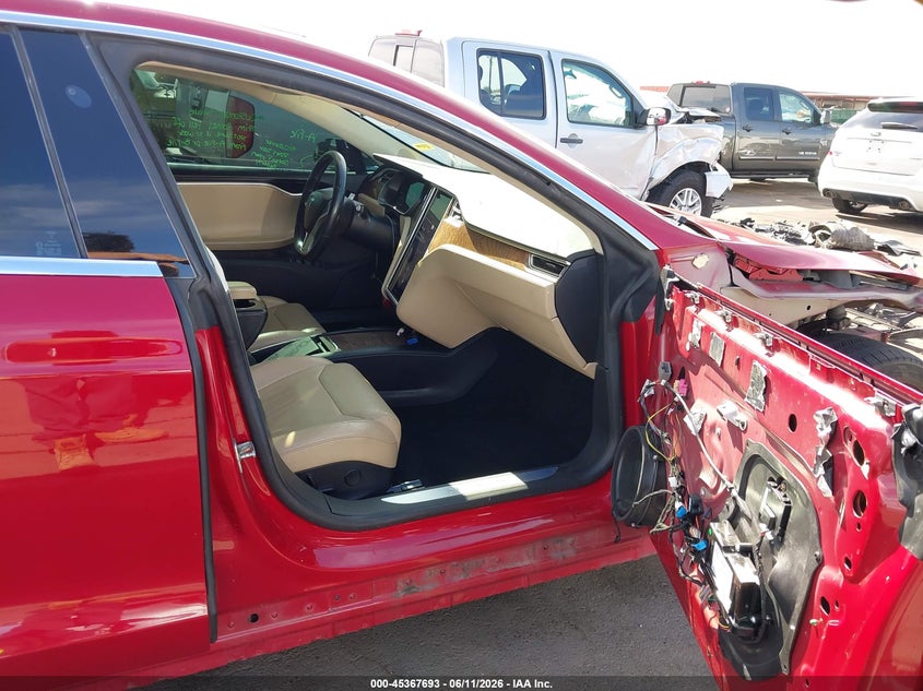 2017 Tesla Model s VIN 5YJSA1E27HF208198 IAAI salvage auction — FRONT END, Salvage (Arizona), sold $4,150 on 2026-07-28 (photo 5)
