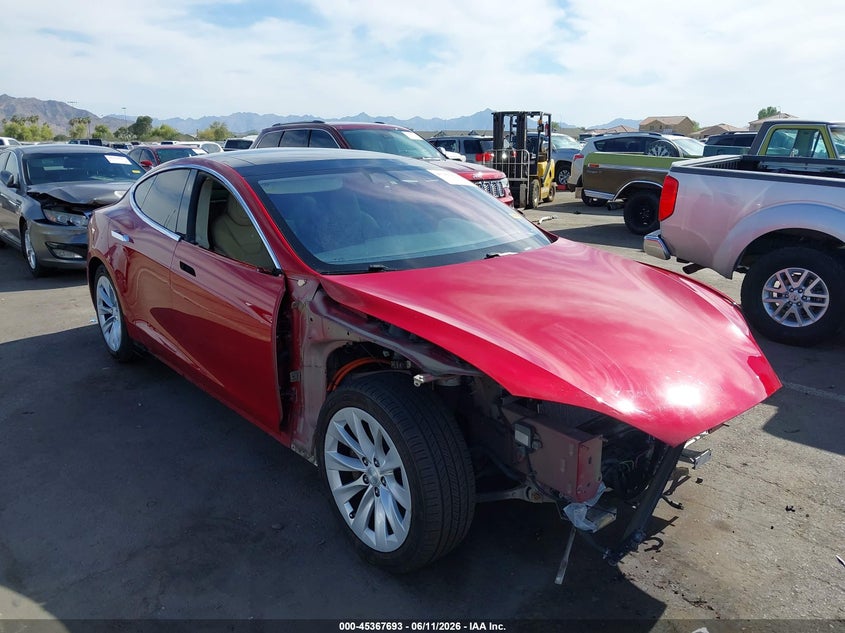 2017 Tesla Model s VIN 5YJSA1E27HF208198 IAAI salvage auction — FRONT END, Salvage (Arizona), sold $4,150 on 2026-07-28 (photo 6)