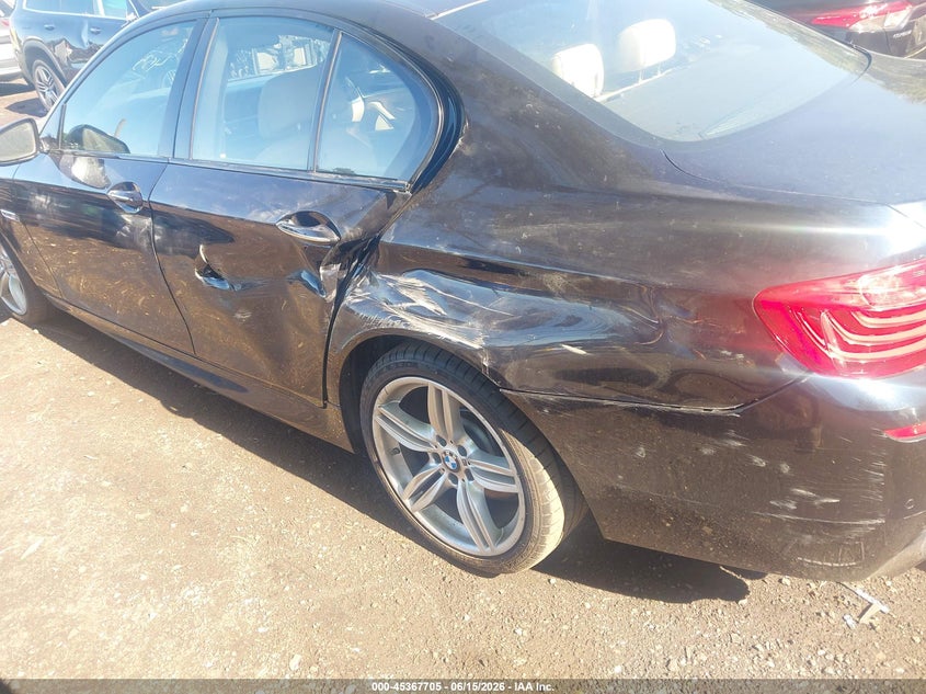 2015 BMW 5er VIN WBAKP9C54FD979634 IAAI salvage auction — LEFT SIDE, Salvage Title, sold $450 on 2026-07-28 (photo 6)
