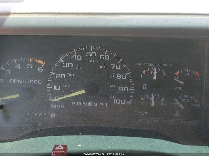 1996 Gmc SIERRA VIN 2GTEC19W2T1513561 IAAI salvage auction — FRONT END, Salvage (California), sold $400 on 2026-07-25 (photo 7)