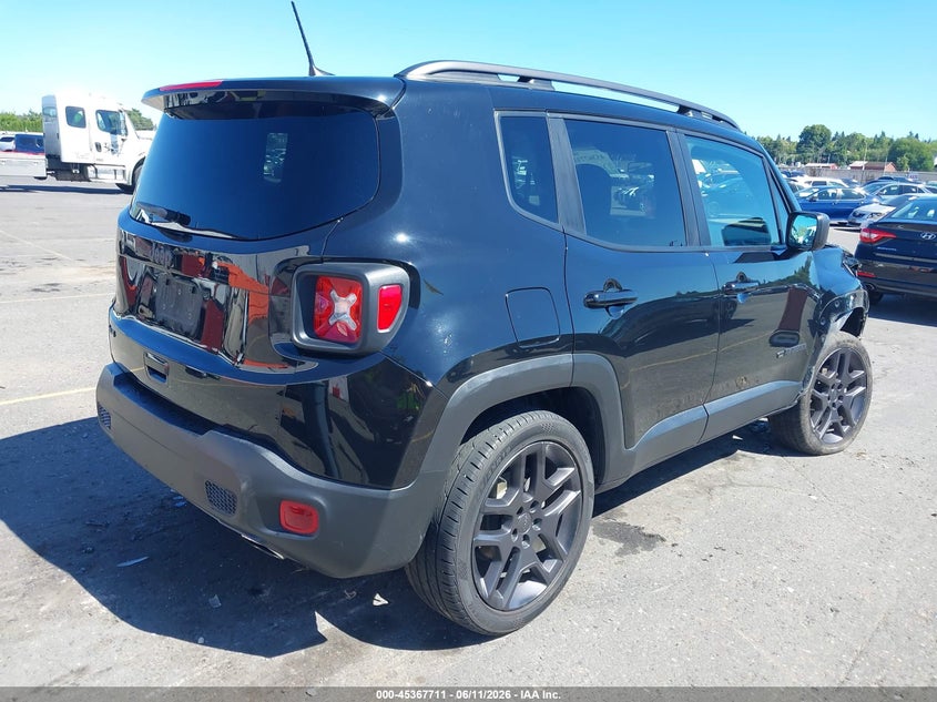 2021 Jeep Renegade VIN ZACNJDBB7MPM77725 IAAI salvage auction — RIGHT FRONT, Salvage (Oregon), sold $3,300 on 2026-08-20 (photo 4)