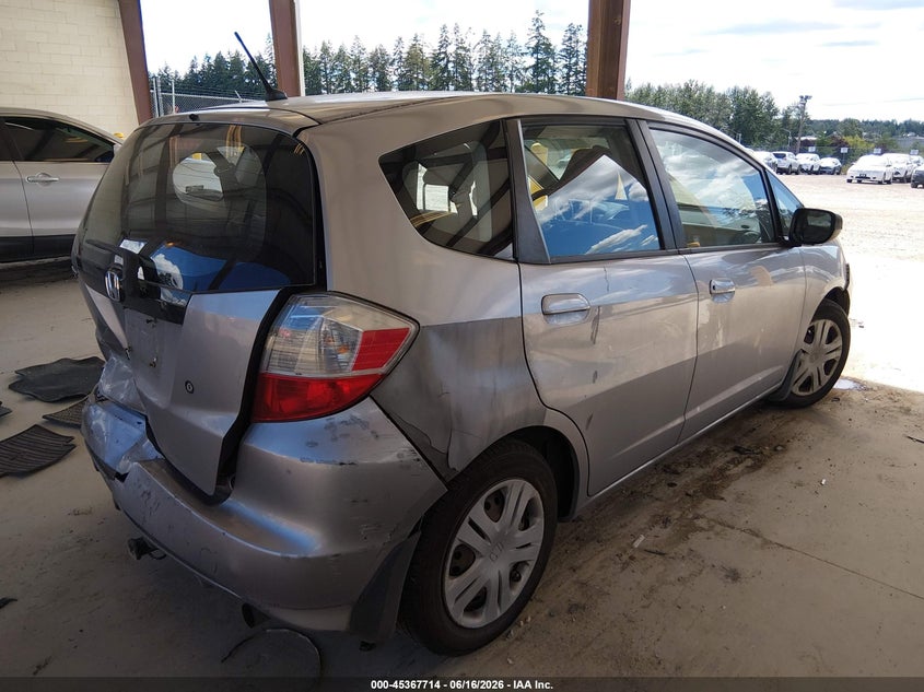 2009 Honda Fit VIN JHMGE88209S054466 IAAI salvage auction — REAR END, Bill Of Sale (Washington), sold $475 on 2026-07-08 (photo 4)
