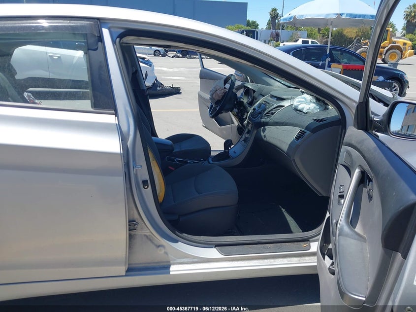 2016 Hyundai Elantra VIN KMHDH4AE3GU481310 IAAI salvage auction — THEFT, Salvage (California), sold $250 on 2026-07-13 (photo 5)