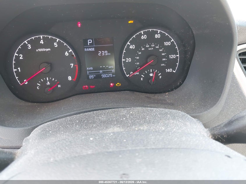 2020 Hyundai Accent VIN 3KPC24A61LE117910 IAAI salvage auction — FRONT END, Salvage (California), sold $875 on 2026-07-09 (photo 7)