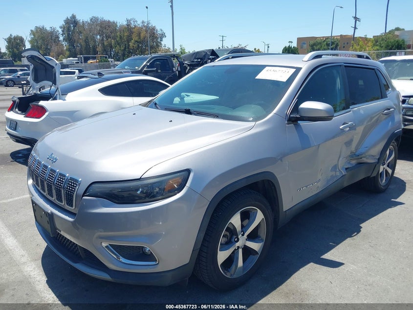 2020 Jeep Cherokee VIN 1C4PJLDB2LD505012 IAAI salvage auction — LEFT SIDE, Salvage (California), sold $3,850 on 2026-07-17 (photo 2)