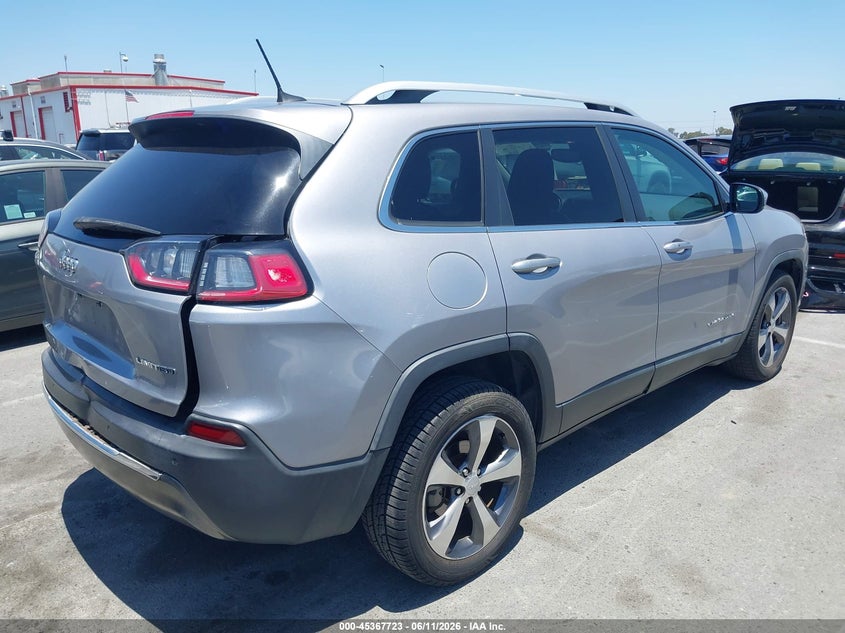 2020 Jeep Cherokee VIN 1C4PJLDB2LD505012 IAAI salvage auction — LEFT SIDE, Salvage (California), sold $3,850 on 2026-07-17 (photo 4)