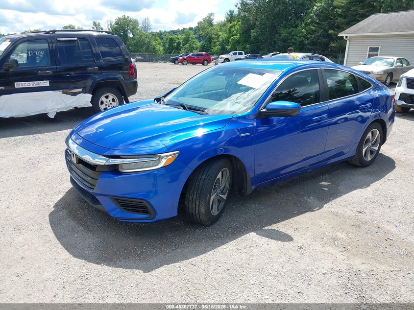 2019 Honda Insight VIN 19XZE4F59KE026027 IAAI salvage auction — SIDE, Salvage (Ohio), sold $1,850 on 2026-07-09 (photo 2)
