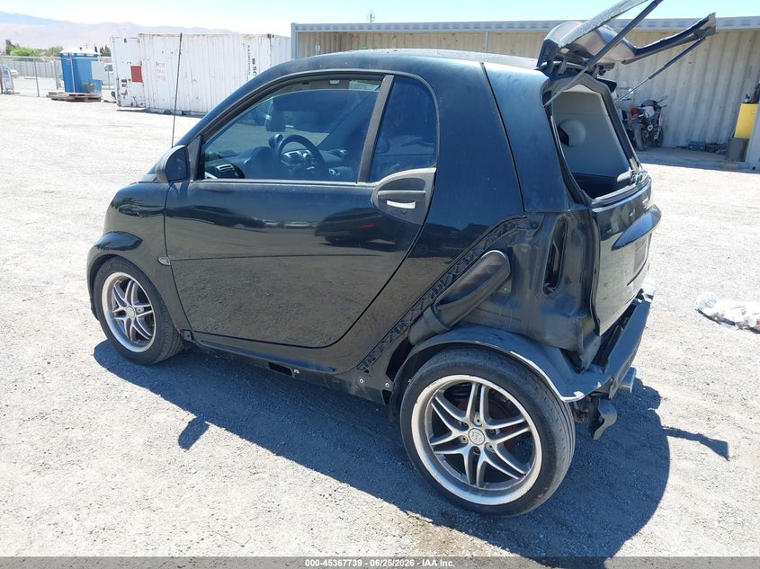 2009 Smart Fortwo VIN WMEEJ31X59K260378 IAAI salvage auction — REAR END, Salvage (California), sold $1,000 on 2026-07-23 (photo 3)