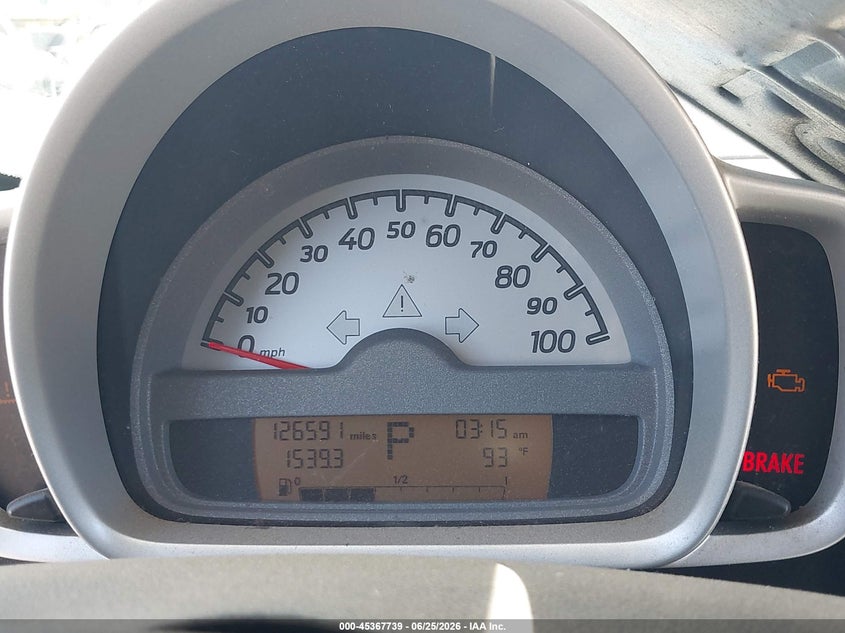 2009 Smart Fortwo VIN WMEEJ31X59K260378 IAAI salvage auction — REAR END, Salvage (California), sold $1,000 on 2026-07-23 (photo 7)