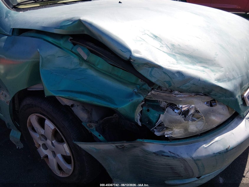 2001 Kia Rio VIN KNADC123516026370 IAAI salvage auction — FRONT END, Salvage (Nevada), sold $25 on 2026-07-17 (photo 6)