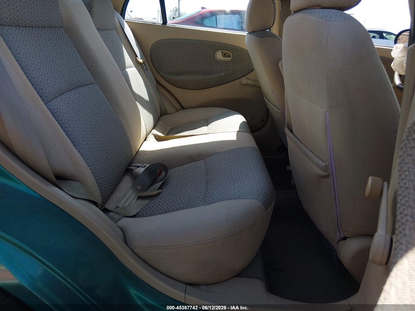 2001 Kia Rio VIN KNADC123516026370 IAAI salvage auction — FRONT END, Salvage (Nevada), sold $25 on 2026-07-17 (photo 8)