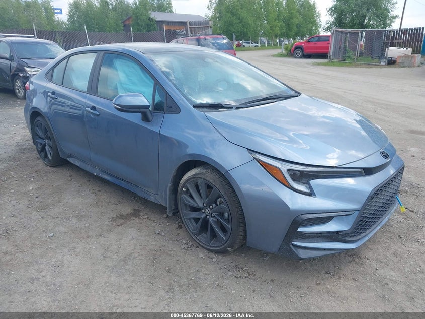 2026 Toyota Corolla VIN 5YFP4MCEXTP254813 IAAI salvage auction — LEFT SIDE, Salvage Title, sold $4,800 on 2026-07-31 (photo 1)