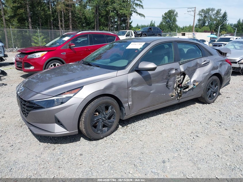 2022 Hyundai Elantra VIN KMHLS4AG1NU299097 IAAI salvage auction — LEFT SIDE, Bill Of Sale (Washington), sold $2,200 on 2026-07-15 (photo 2)