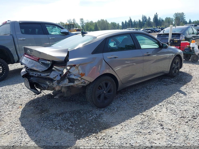 2022 Hyundai Elantra VIN KMHLS4AG1NU299097 IAAI salvage auction — LEFT SIDE, Bill Of Sale (Washington), sold $2,200 on 2026-07-15 (photo 4)