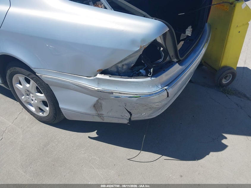 2000 Mercedes-benz S class VIN WDBNG75J9YA132271 IAAI salvage auction — NORMAL WEAR, Salvage (California), sold $400 on 2026-07-20 (photo 6)