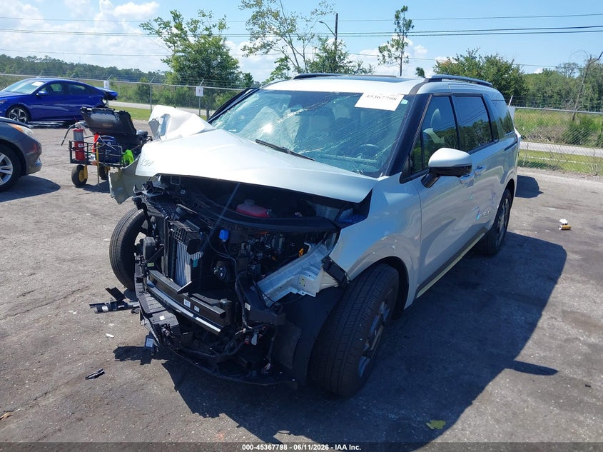 2025 Kia VIN KNDNE5KA7S6064465 IAAI salvage auction — FRONT END, Certificate Of Destruction (Florida), sold $3,000 on 2026-07-07 (photo 2)