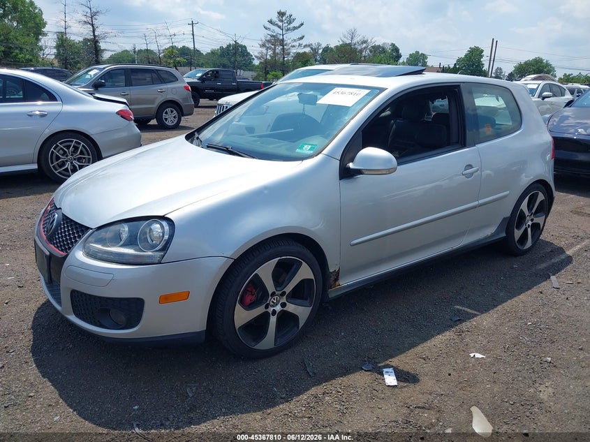 2008 Volkswagen Gti VIN WVWFV71K78W253183 IAAI salvage auction — NORMAL WEAR, Clear (New Jersey), sold $425 on 2026-07-20 (photo 2)