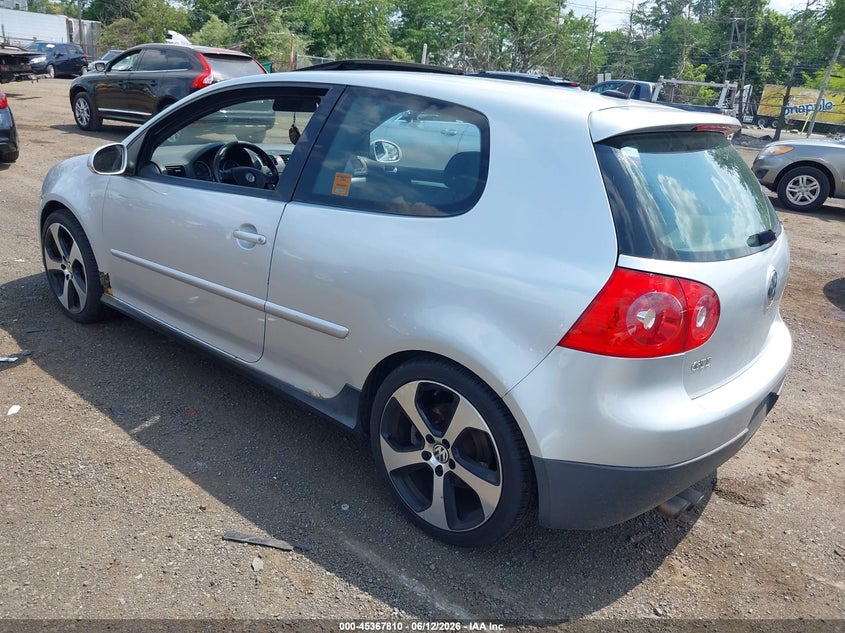 2008 Volkswagen Gti VIN WVWFV71K78W253183 IAAI salvage auction — NORMAL WEAR, Clear (New Jersey), sold $425 on 2026-07-20 (photo 3)
