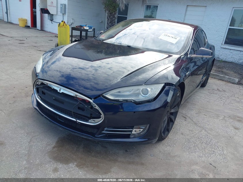 2014 Tesla Model s VIN 5YJSA1H17EFP61268 IAAI salvage auction — FRONT END, Clear (Florida), sold $2,550 on 2026-07-22 (photo 6)
