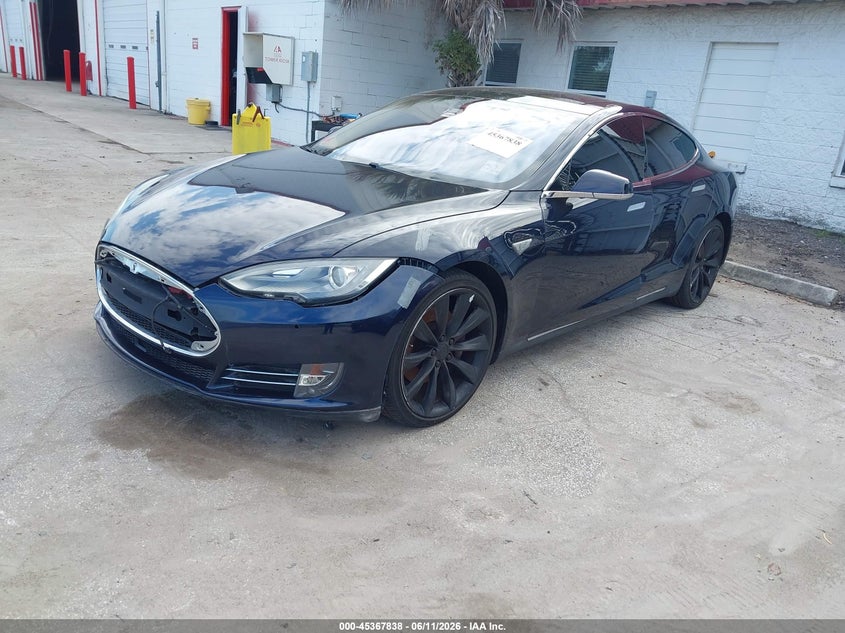 2014 Tesla Model s VIN 5YJSA1H17EFP61268 IAAI salvage auction — FRONT END, Clear (Florida), sold $2,550 on 2026-07-22 (photo 2)
