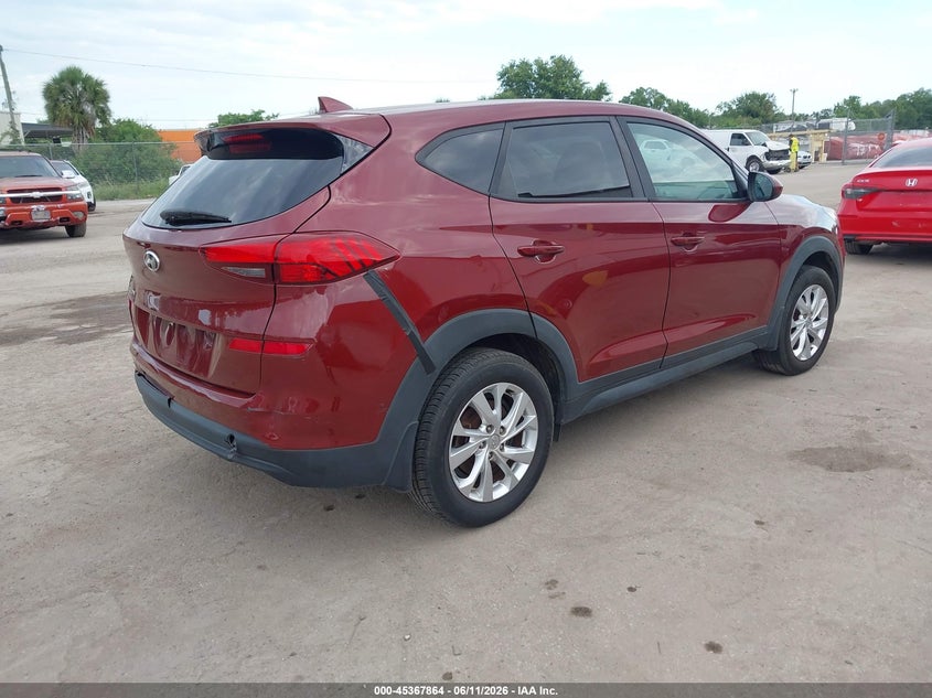 2019 Hyundai Tucson VIN KM8J23A47KU999211 IAAI salvage auction — MECHANICAL, Clear (Florida), sold $2,900 on 2026-07-22 (photo 4)